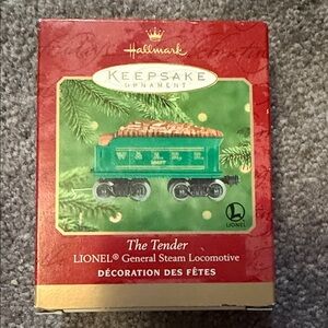 Hallmark Keepsake Ornament - Green and Red Train Car